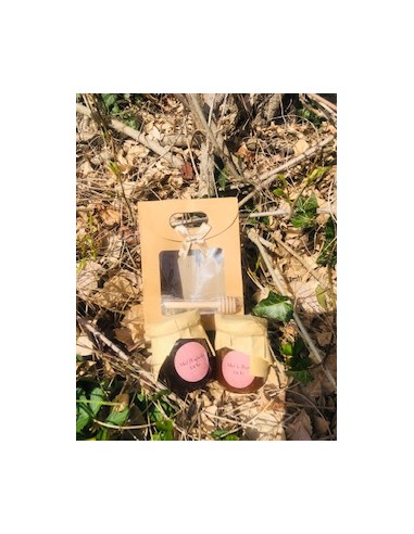 Coffret miel Composé de 2 pots de miel de 150 g chacun