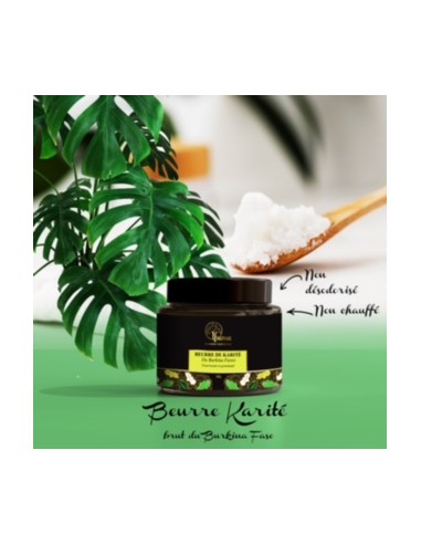 Beurre de karité brute du Burkina fasso non raffiné non désodorisé 200g