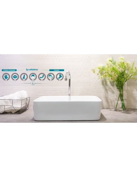 STICKERS ABLUTIONS VERSION XXL - stickers bleu