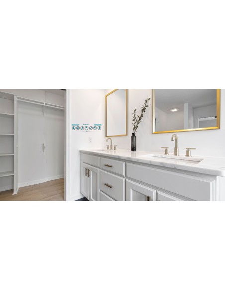 STICKERS ABLUTIONS VERSION XXL - stickers bleu