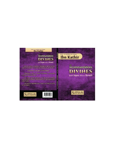 Les recommandations divines - Ibn Kathir - édition des Savants