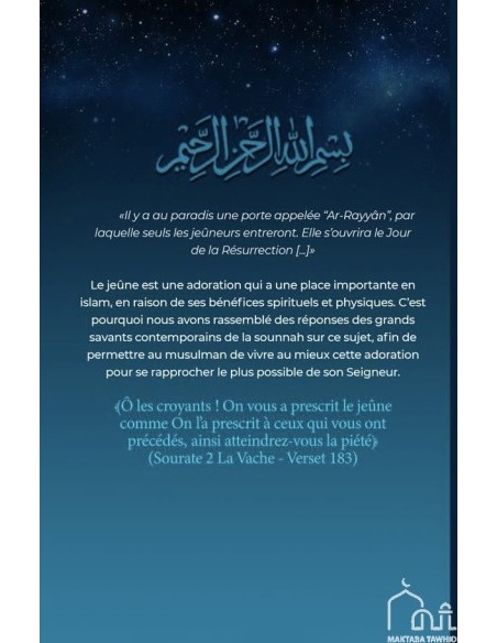 Les piliers de l'islam : Questions liées au jeûne, le Ramadan