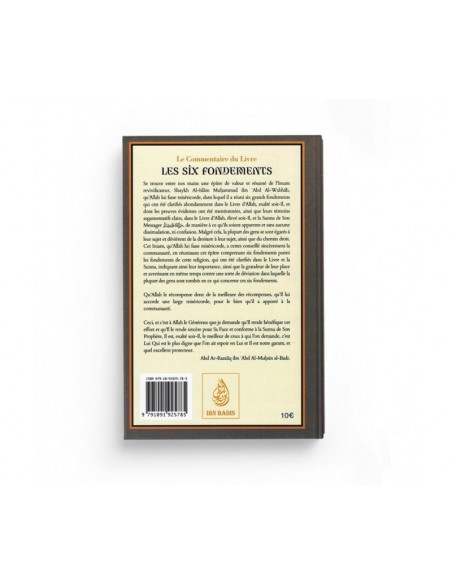 Le Commentaire Du Livre Les Six Fondements - Ibn BADIS