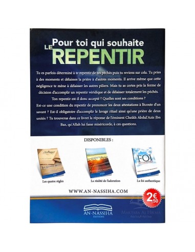 Pour toi qui souhaite le repentir