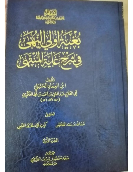 بغية أولي النهى في شرح غاية المنتهى - ابن العماد الحنبلي