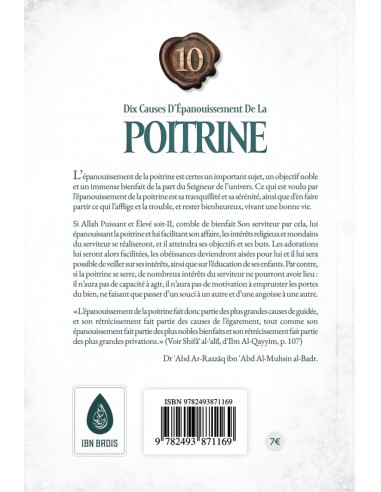 Dix causes d'épanouissement de la...
