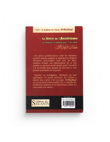 Le livre de l'Ascétisme ou délaisser...