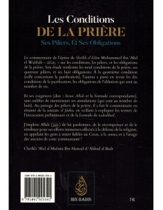 Les Conditions de la Prière, ses Piliers, et ses Obligations, de Muhammad Ibn Abd Al-Wahhâb, Commentaire de Al 'Abbâd Al Badr 2