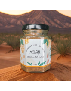 Amlou berbère artisanal 120 g – pâte à tartiner du Maroc
