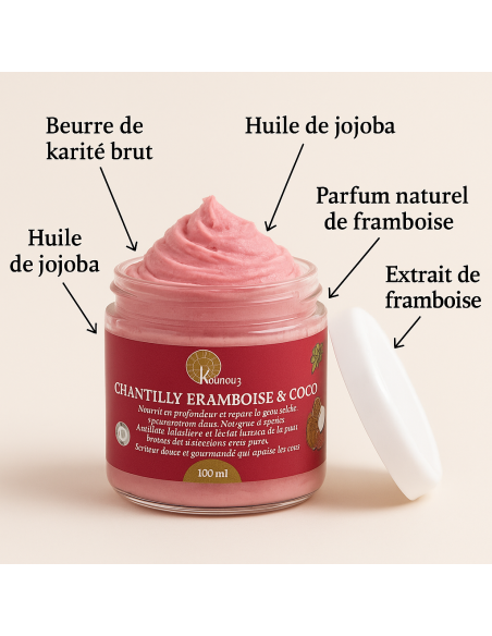 Chantilly Framboise & Coco – Kounouz-100 ml