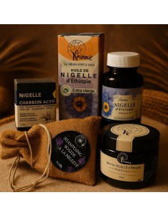 Coffret nigelle d’Éthiopie – soin naturel complet