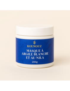 Masque visage à l’argile blanche et au Nila