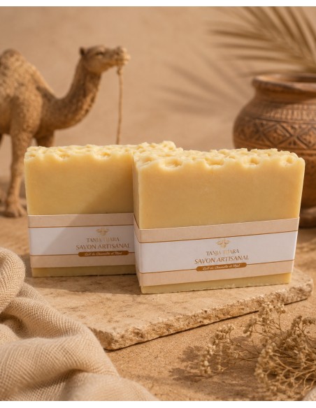 Savon au lait de chamelle & miel– saponifié à froid